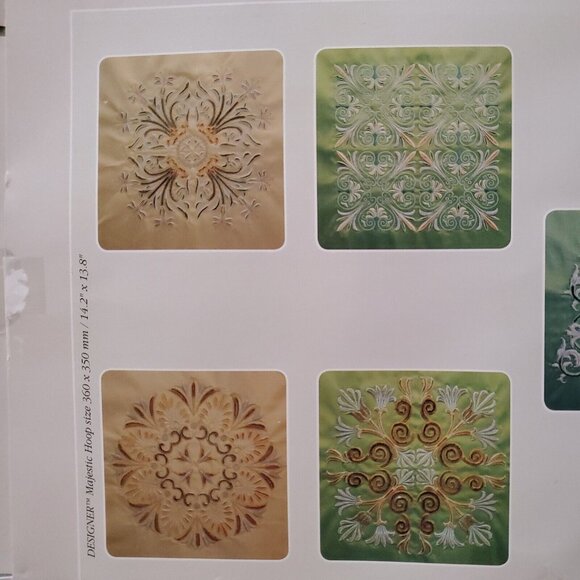 Husqvarna Viking Thread Velvet Decor Embroidery Instructions 196 CD 413 00 16-01 - Picture 5 of 7